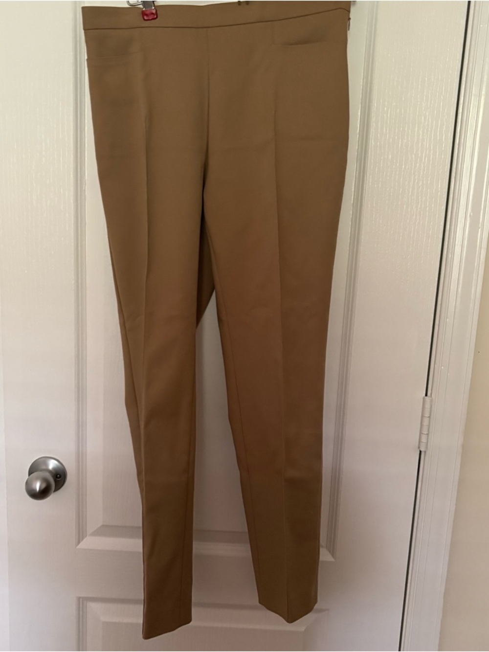 Akris Punto Slim Tan Dress Trousers